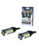 Aerpro T1012TW Pair of T10 Wedge Globes With 12x White Super SMD LED