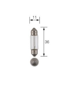 Narva 47653 Festoon Globes 24V 5W SV8.5-8 (Box of 10)